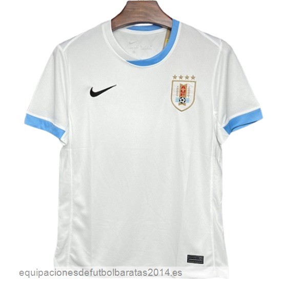 Nuevo Tailandia 2ª Camiseta Uruguay 2024 Blanco Baratas